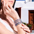 Mer Égée | Argent sterling 925 | Papillon bleu mystique